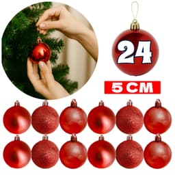 Bolinhas de Natal 5cm