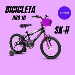 Bicicleta feminina infantil